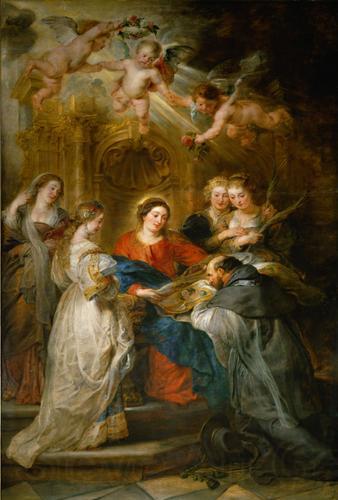Peter Paul Rubens Maria erscheint dem Hl Spain oil painting art